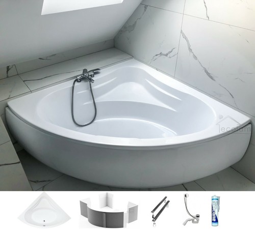 Badewanne eckbadewanne 120x120 - eckbadewanne,
