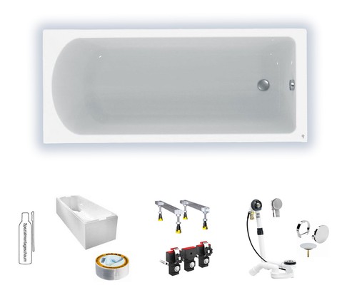 Badewanne rechteckwanne acryl - badewanne,