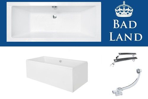 Badewanne rechteck acryl wanne - acryl,