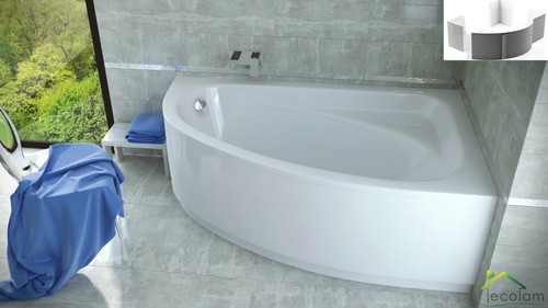 Badewanne wanne eckig eckwanne - badewanne,