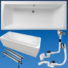 Badewanne 180 x 80 cm Integra