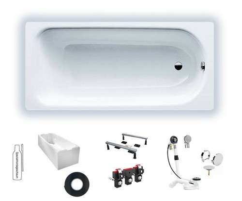 Badewanne rocky stahlbadewanne - badewanne,